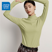 真维斯 双面德绒高领打底衫 女