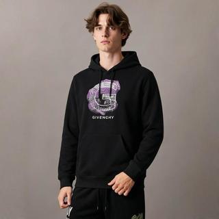 G GIVENCHY 纪梵希 LOGO连帽抽绳男士卫衣