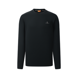 比音勒芬 轻量科技保暖 圆领长袖T恤 男
