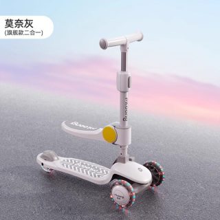 亲子出游：曼龙 儿童滑板车1到3岁6岁二合一可坐可骑婴儿宝宝学步车溜娃神器