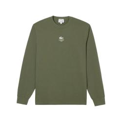 LACOSTE 圆领长袖T恤