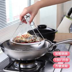京惠思创 方型碗碟夹防烫不锈 多功能夹碗器盘夹 取碗器 JH9033