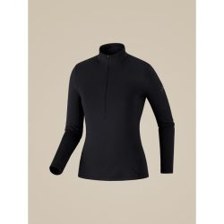 始祖鸟 加拿大直邮Arc'teryx Rho Zip Neck 女士轻量拉链抓绒打底衣