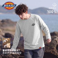 Dickies 长袖t恤男2026新款纯棉百搭宽松男士打底衫拼接解构美式上衣男