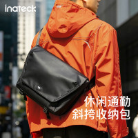 Inateck 斜挎背包男士款单肩高端便携休闲电脑包通勤旅行骑行邮差包大容量
