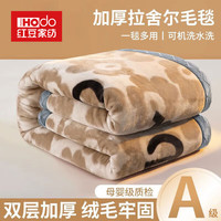 红豆家纺 拉舍尔毛毯被子冬季加厚保暖珊瑚绒毯子盖毯被褥被芯披肩午睡毯 花海