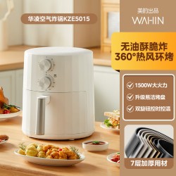 美的 空气炸锅家用智能新款大容量电炸锅华凌多功能免翻面电烤箱