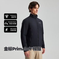 诺诗兰 金标P棉石墨烯升温 纯黑色 XL(180) 户外棉服