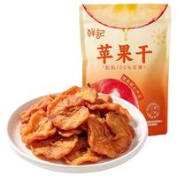 鲜记 烟台红富士苹果干 无添加 500g