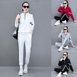 2026春秋新款休闲运动套装女两件套时尚宽松运动服舞蹈队服女显瘦