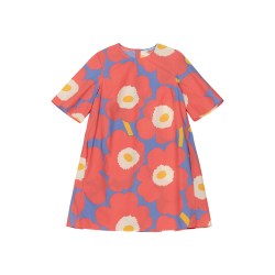 marimekko 女士印花花卉连衣裙宽松A裙26夏季新品
