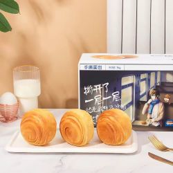 三只松鼠 0蔗糖水牛乳 手撕面包 1kg（赠蒸蛋糕520g）