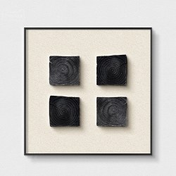 黑白灰抽象装饰画客厅挂画