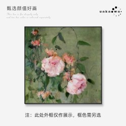 中古风森系装饰画高级感挂画