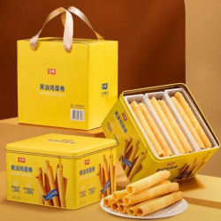 华美 黄油鸡蛋卷360g礼盒饼干