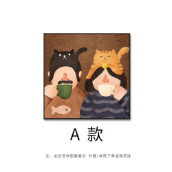 中古风美拉德猫咪装饰画