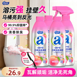 爱恩倍 马桶清洁剂厕500g*4瓶所香氛泡沫强力除垢除臭洁厕灵卫生间洁厕液
