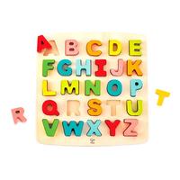 亲子时光：Hape 拼图玩具 字母启蒙立体拼图（大写）3-6Y E1551