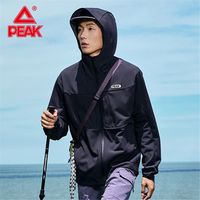 户外徒步：匹克 软壳风衣户外防风服轻量舒适跑步冲锋衣运动外套男女同款