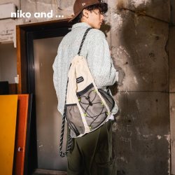 niko and ... 双肩背包男2026新款网眼抽绳出行徒步背包658962