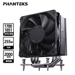 追风者 Polar伯乐S4单塔逆重力4热管直触Intel专用CPU风冷散热器(预装120高性能风量扇/LGA1700/1851)
