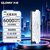 光威 马甲内存DDR5 16G 24G 32G 4800 5600 6000 6400MHz 天策/龙武系列 精选颗粒台式机内存条 6000MHz天策-白 16GB 1条