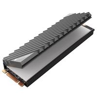 乔思伯 nvme散热马甲乔思伯M.2-3固态散热器SSD盔甲M2导热散热片 灰色