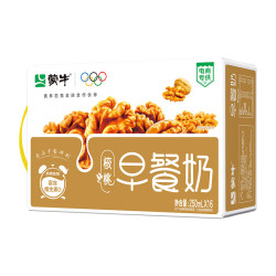 蒙牛 早餐核桃牛奶 250ml*16盒 礼盒装