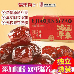 福東海 福东海 阿胶金丝枣无核金丝蜜枣去核大红枣 300g