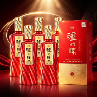 泸州老窖 泸州醇 锦藏 红色款 42度500ml°6瓶 整箱装 浓香型白酒
