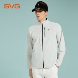 SUNVIEW GOLF svg高尔夫26秋季新款男士时尚休闲长袖外套拉链小立领运动上衣男
