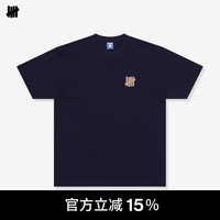 UNDEFEATED 五条杠官方2026春季新品UNDFTD字母短袖T恤男 藏青色 L