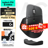 罗技 MX Master 4 8K电磁滚轮 黑色 无线鼠标