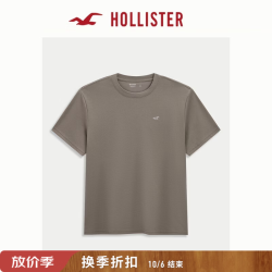 HOLLISTER 美式廓形 男士短袖T恤