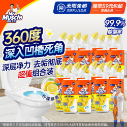 威猛先生 洁厕灵 750g*16瓶 柠檬草香 洁厕剂洁厕液厕所马桶除垢去渍去异味