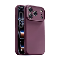 品胜 iPhone 18 Pro Max 亲肤硅胶全包防摔手机壳 红色