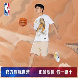 NBA 国潮系列 湖人队 男款 纯棉T恤