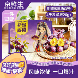 京鲜生 新疆法兰西西梅4斤 单果15g+ 生鲜水果 源头直发