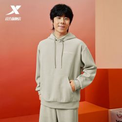 特步 男款连帽卫衣