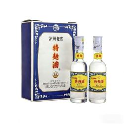 泸州老窖 特曲60版 52度 100ml*2瓶礼盒装 E2小酒礼盒 浓香型白酒