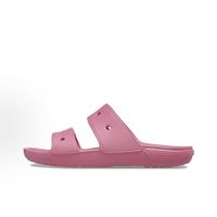 海边度假:crocs 舒适休闲外穿透气 EVA 皮革拼接 鞋 男女同款 粉色