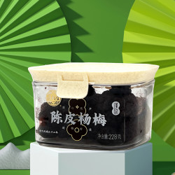 泉利堂 陈皮杨梅228g罐装蜜饯果脯果干新鲜农家自制杨梅零食