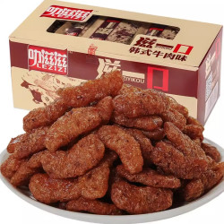 叻滋滋 爆汁滋一口韩式素牛肉零食爆辣大豆素肉肥牛8090儿时小零食