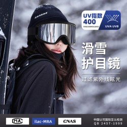 帝格勒 滑雪登山护目镜男女款骑摩托车防风防雪盲眼镜户外雪地墨镜