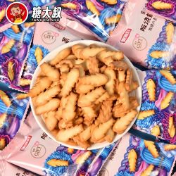 糖大叔芝士咸味小鱼饼干脆香解馋早餐追剧零食
