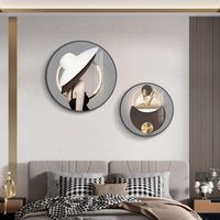 现代手工色彩床头画立体墙面挂画客厅背景墙装饰画轻奢风房间壁画