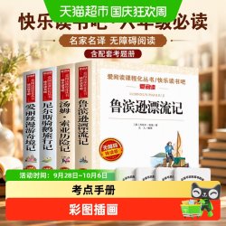 快乐读书吧六年级上下册童年爱的教育汤姆索亚历险记鲁滨逊漂流记