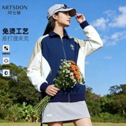 阿仕顿 女子翻领休闲夹克外套
