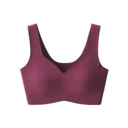 無印良品 MUJI 无印良品 女式 整体无缝头 背心式文胸 内衣