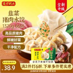 湾仔码头 韭菜猪肉水饺 1.32kg